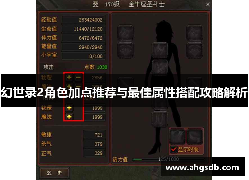 幻世录2角色加点推荐与最佳属性搭配攻略解析